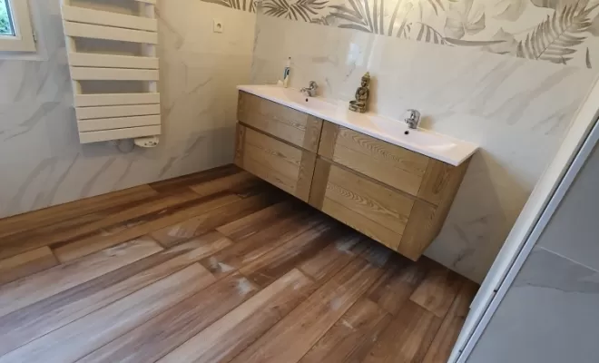 Rénovation complète d'une salle de bain à Tassin la demi lune, L'Arbresle, Romain Petel