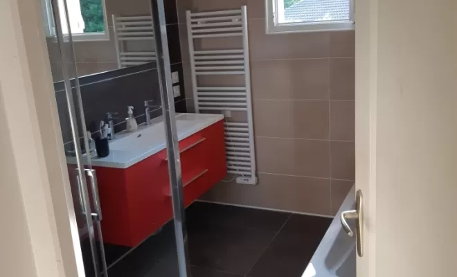 Réalisation d'une salle de bain clé en main à st bel, L'Arbresle, Romain Petel