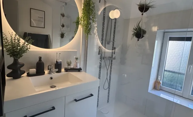 Suite à une fuite sous une douche italienne à Villefranche sur Saône, L'Arbresle, Romain Petel